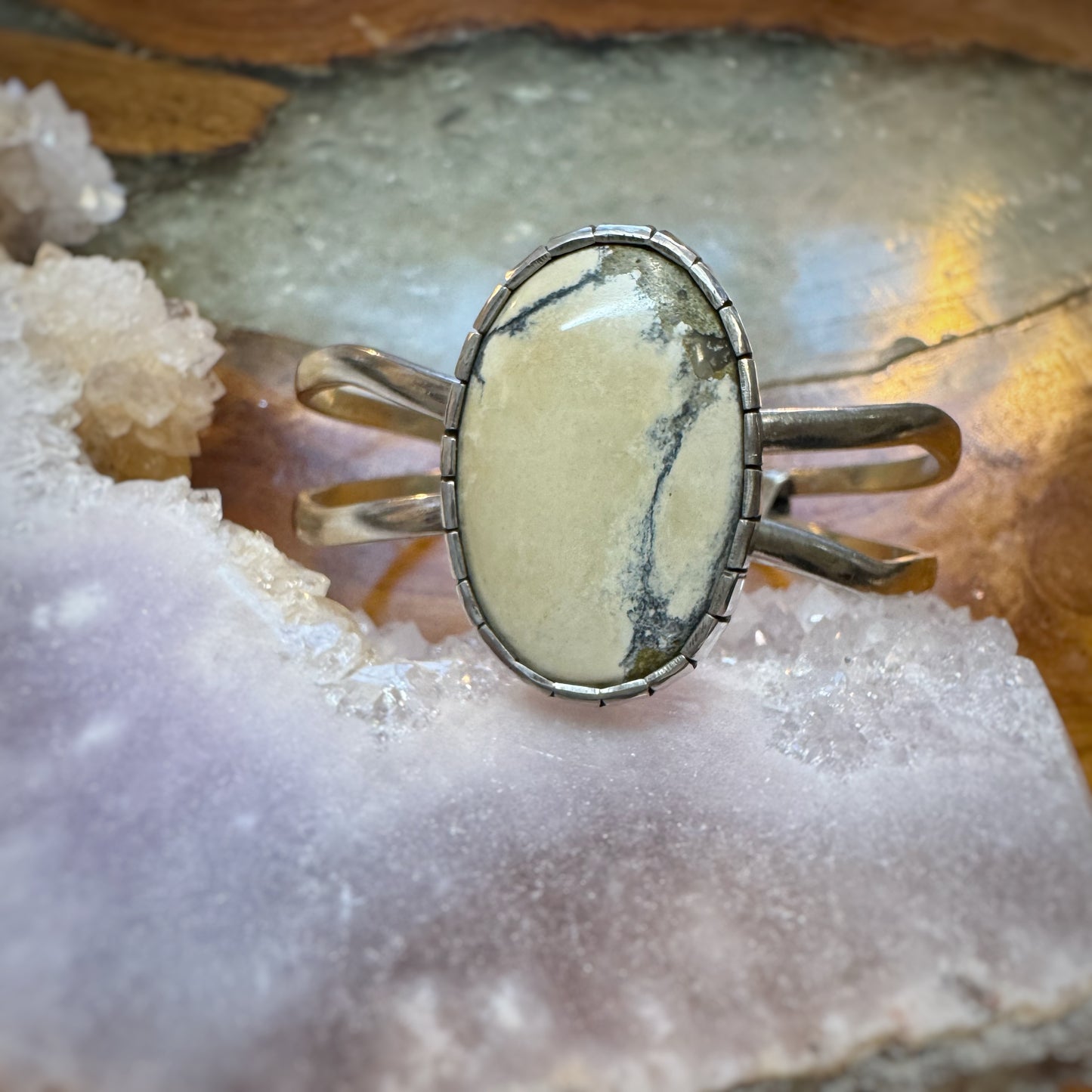 Ivory Creek Variscite Statement Cuff