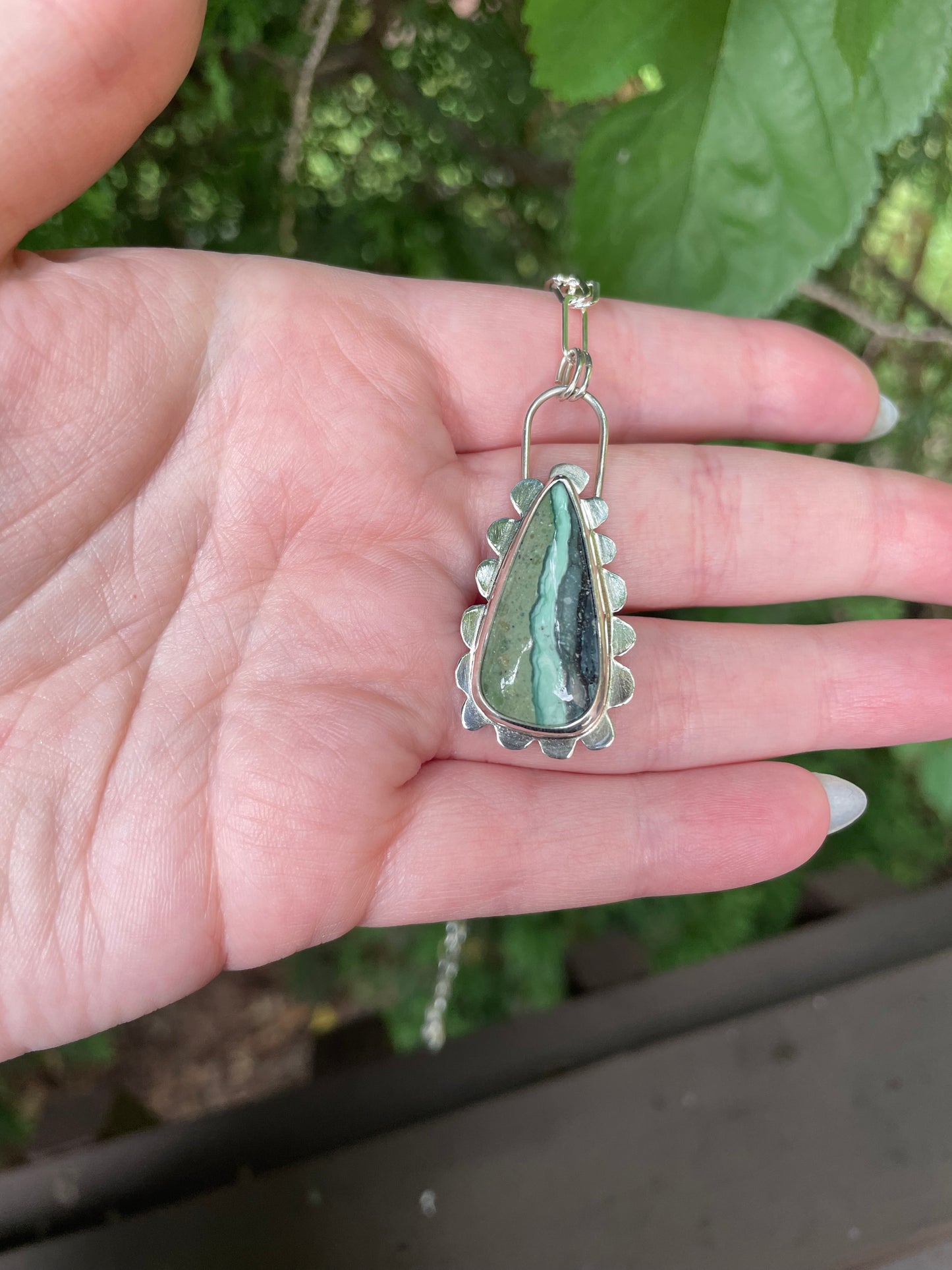 Copy of Mystic Sage Turquoise and Variscite Flower Necklace