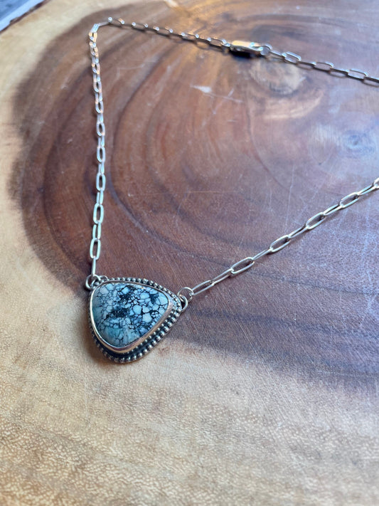 Andromeda variscite pendant necklace