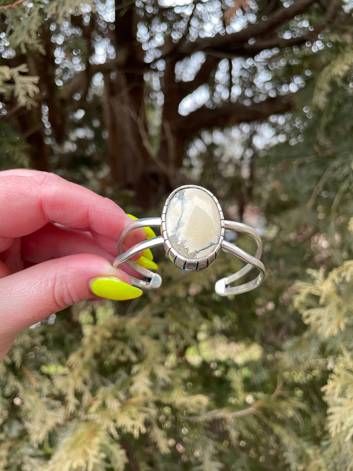 Ivory Creek Variscite Statement Cuff