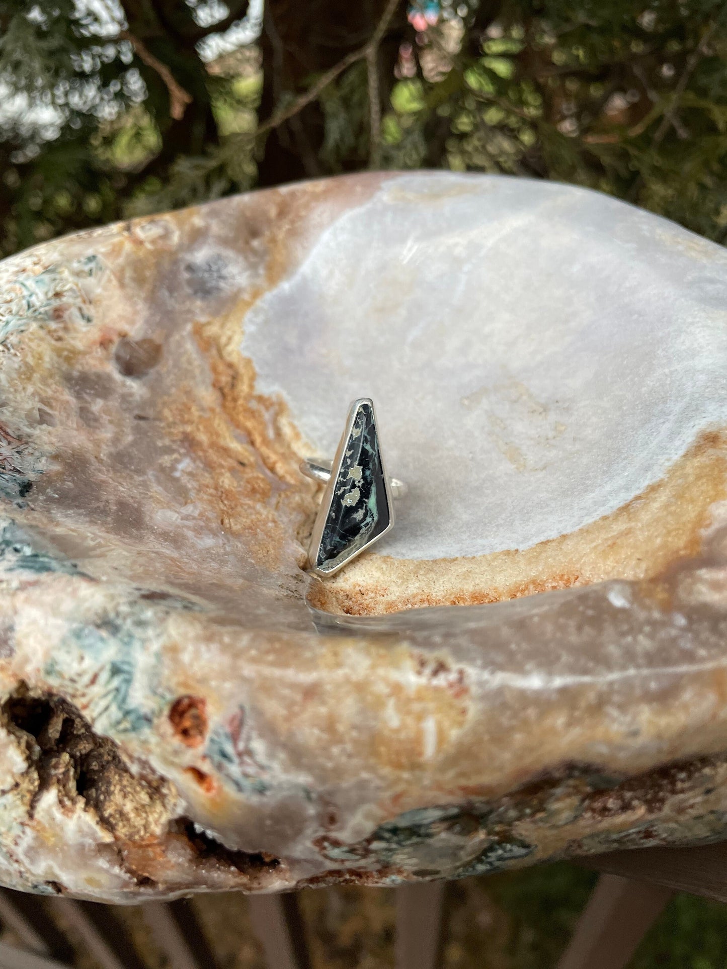 New Lander Variscite Ring size 8