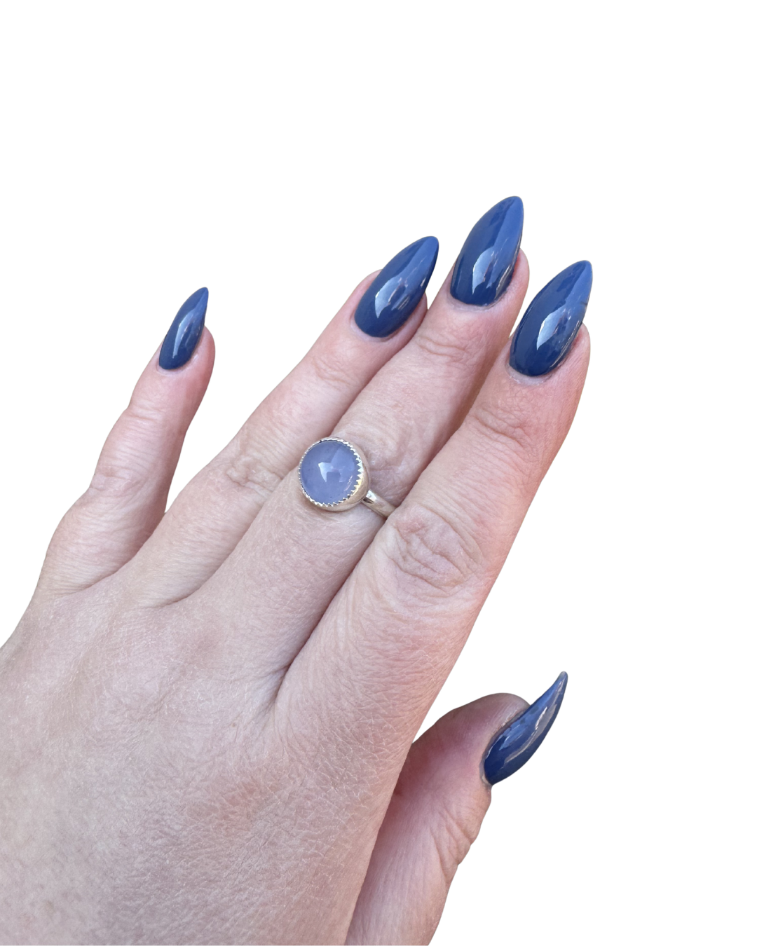 Chalcedony Ring, Size 8