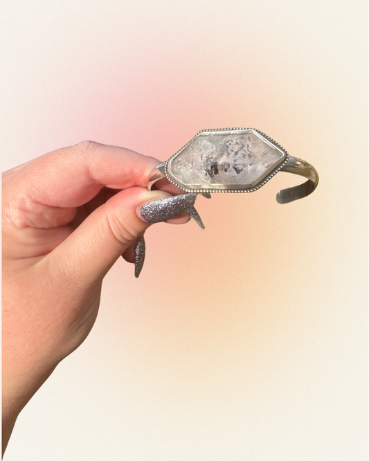 Horizontal Tibetan Quartz Cuff