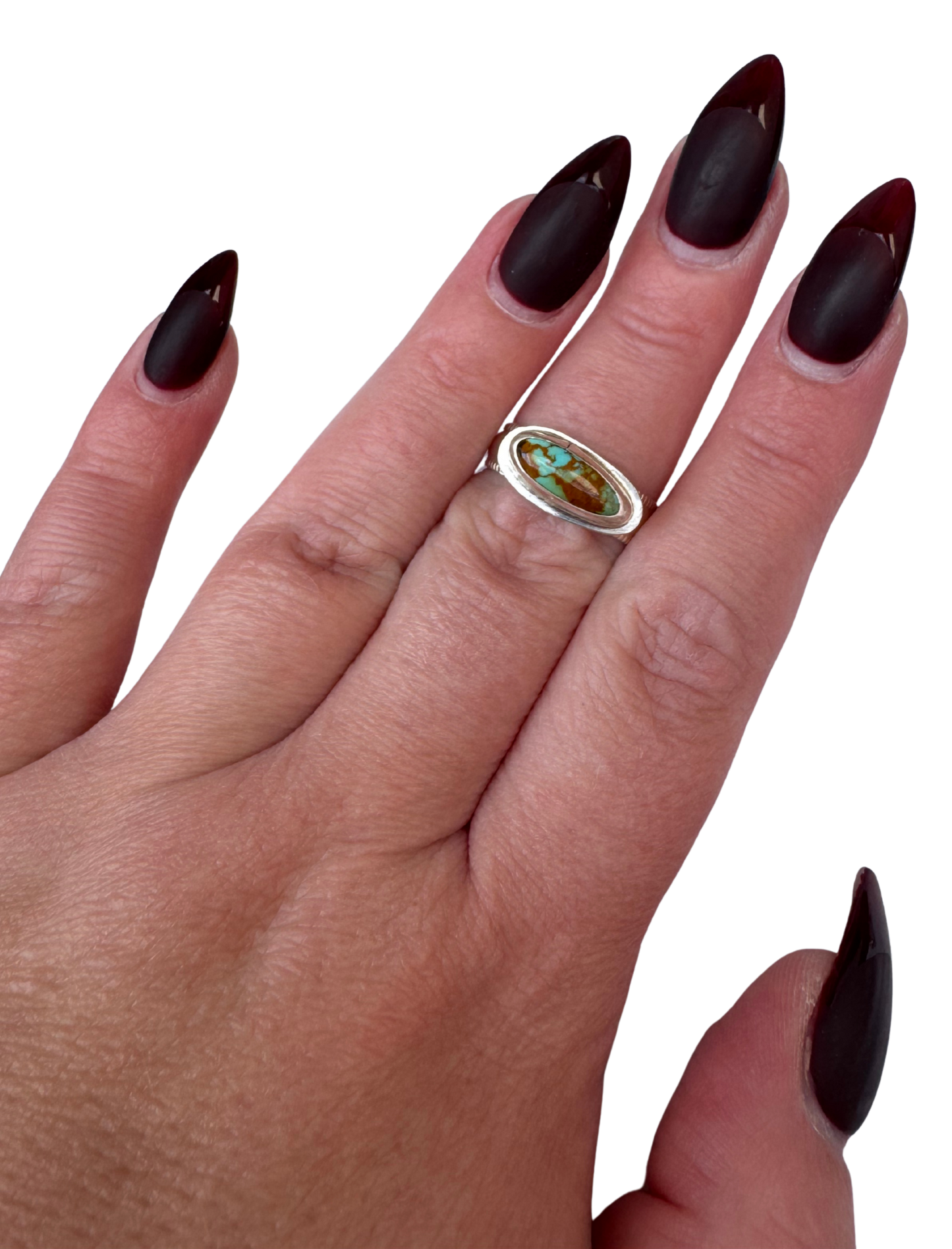 Royston Turquoise Ring Size 7.25