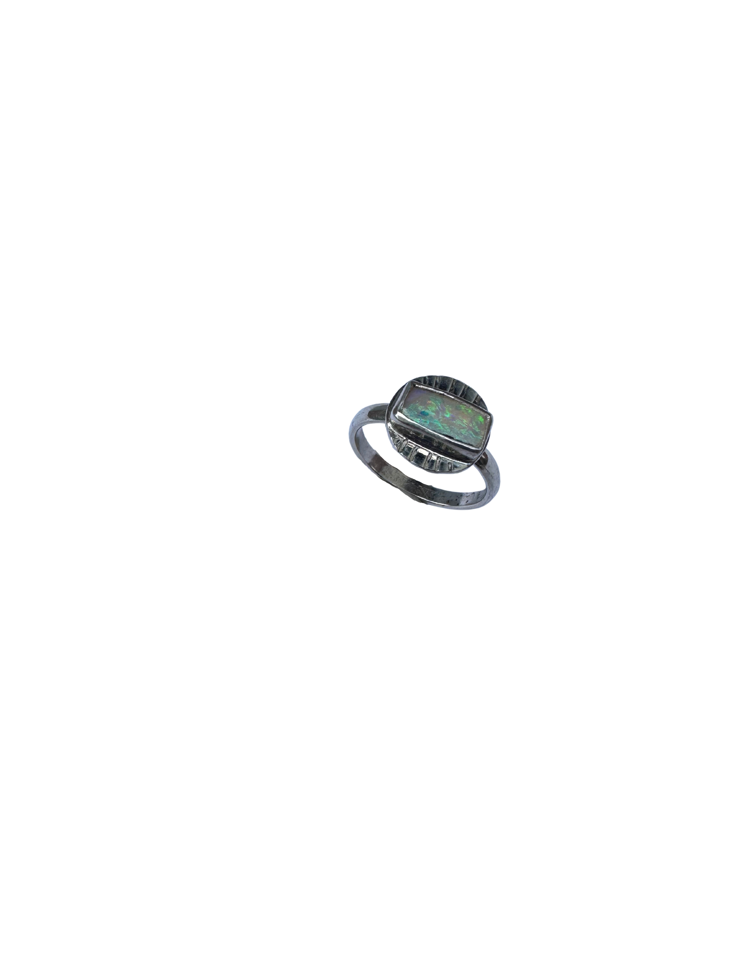 Boulder Opal Ring Size 6.5