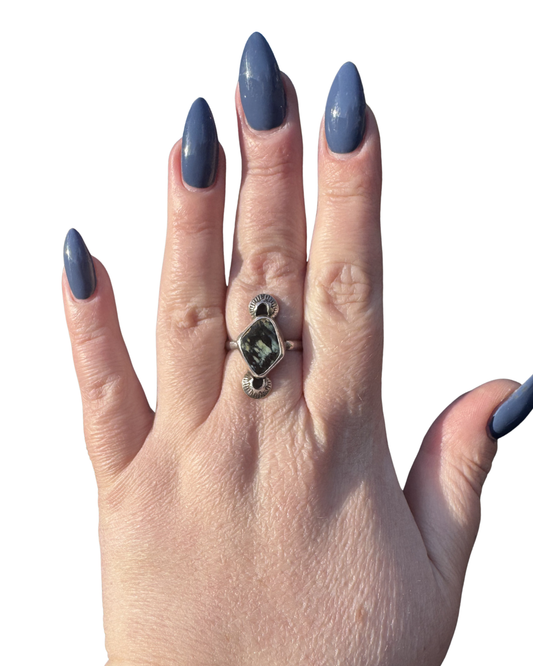 Blue Boy Variscite Ring, Size 9