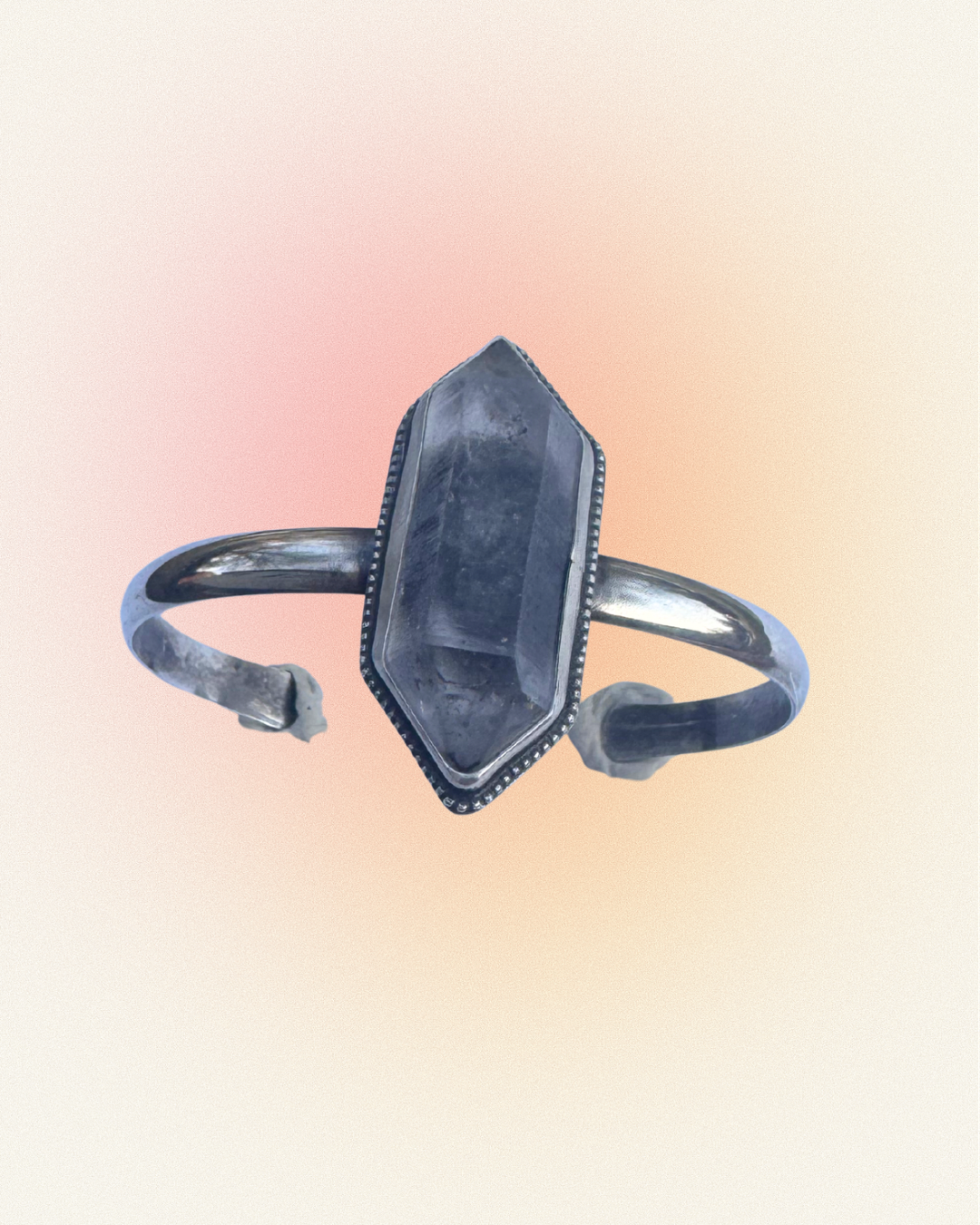 Horizontal Tibetan Quartz Cuff