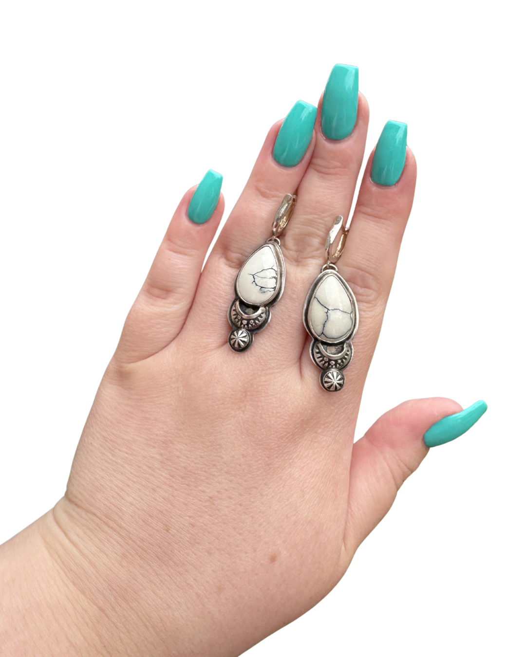 Ivory Creek Variscite Dangle Earrings