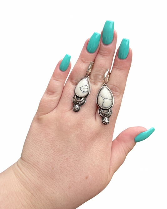 Ivory Creek Variscite Dangle Earrings