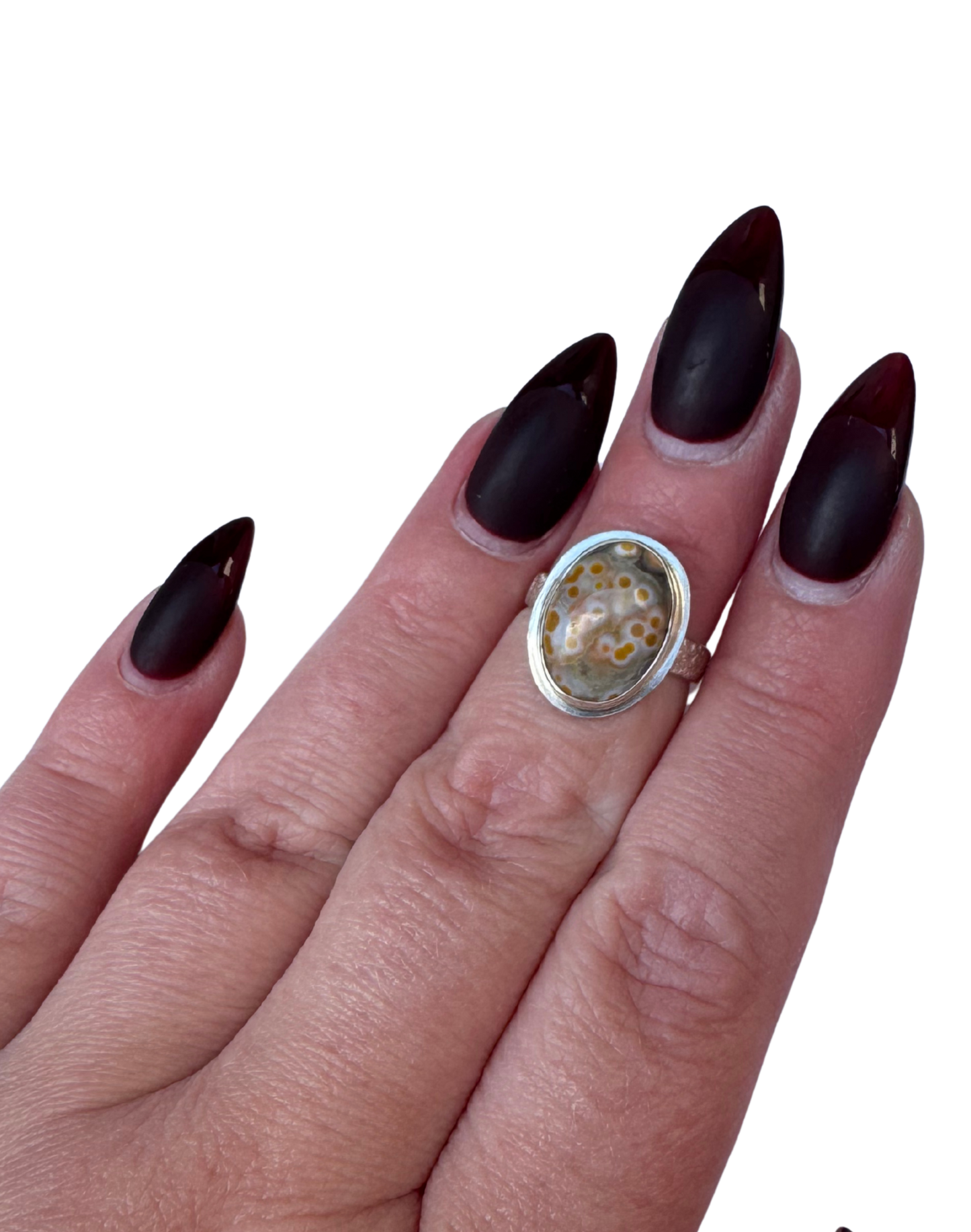 Ocean Jasper Ring Size 4