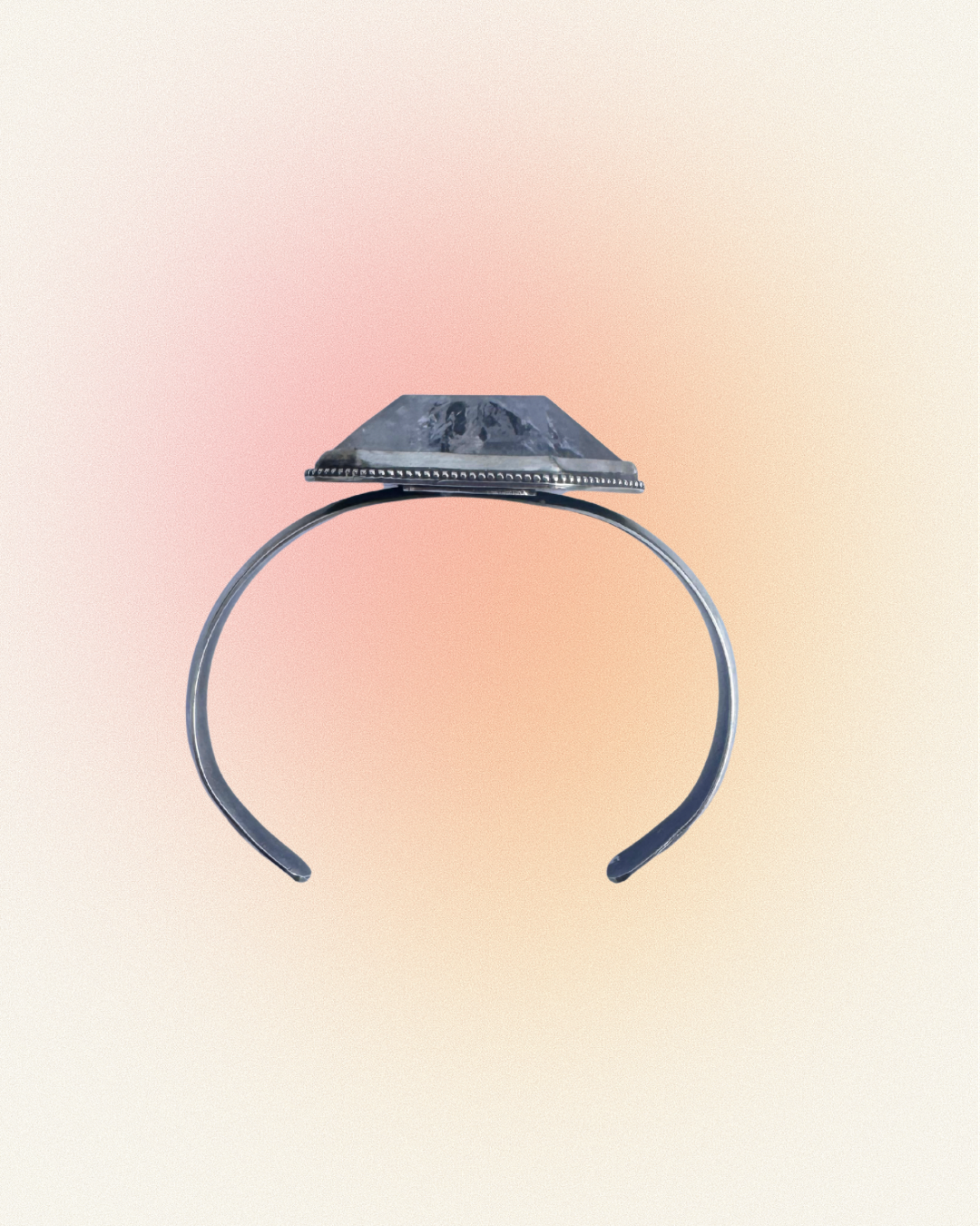 Horizontal Tibetan Quartz Cuff