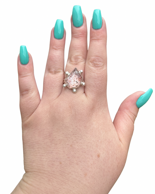 Lepidocrosite Statement Ring Size 10