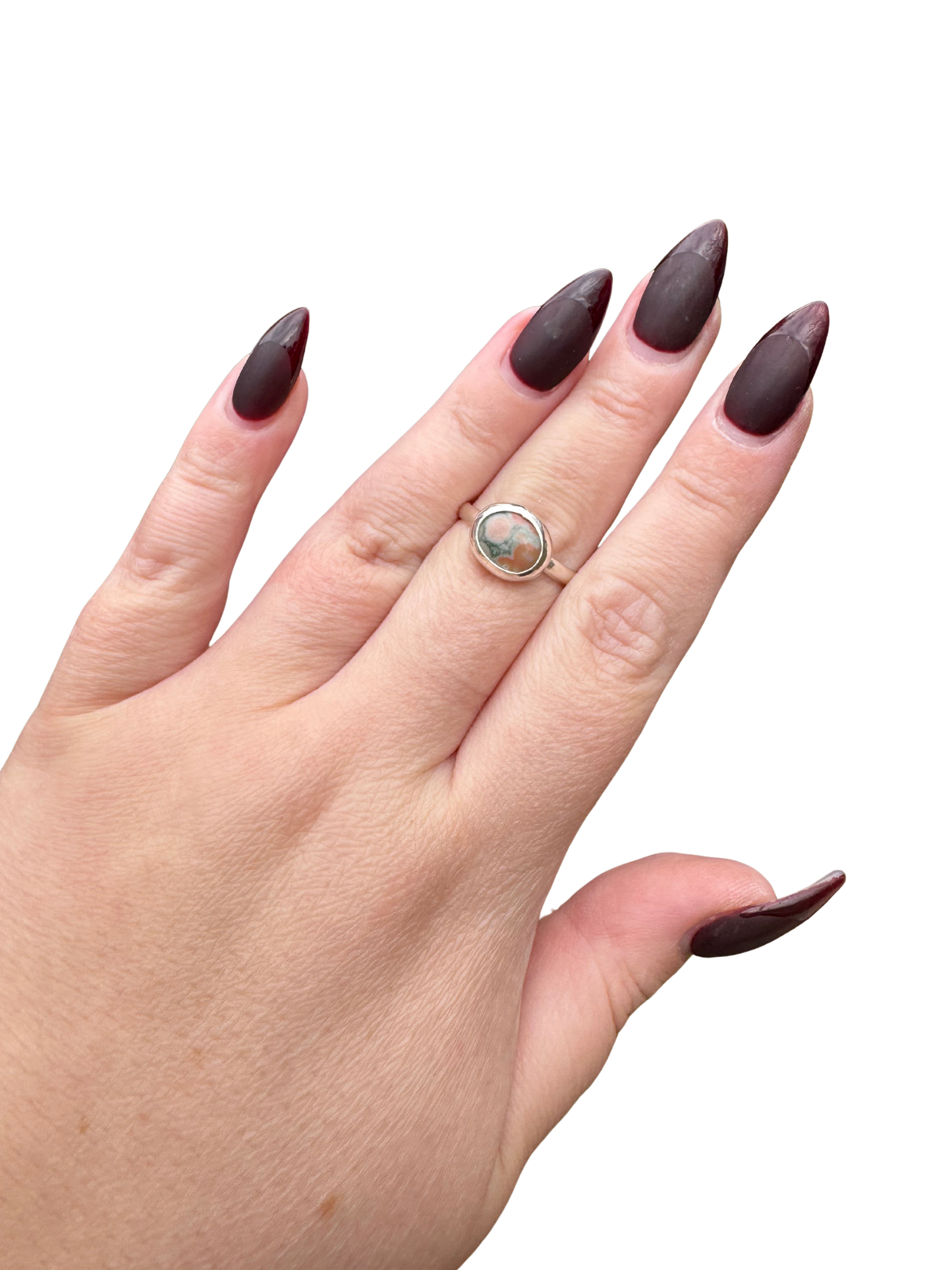 Ocean Jasper Ring Size 9