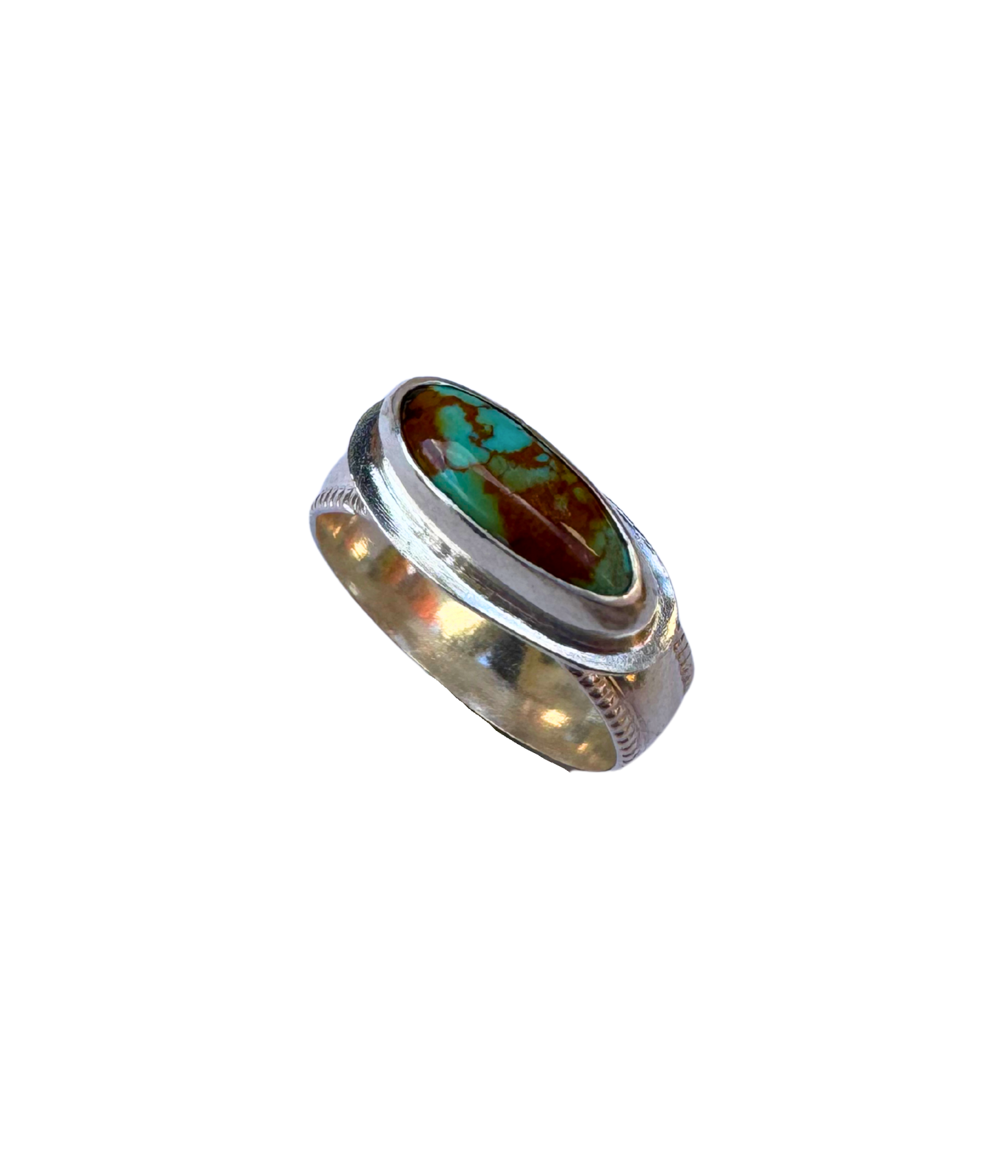 Royston Turquoise Ring Size 7.25